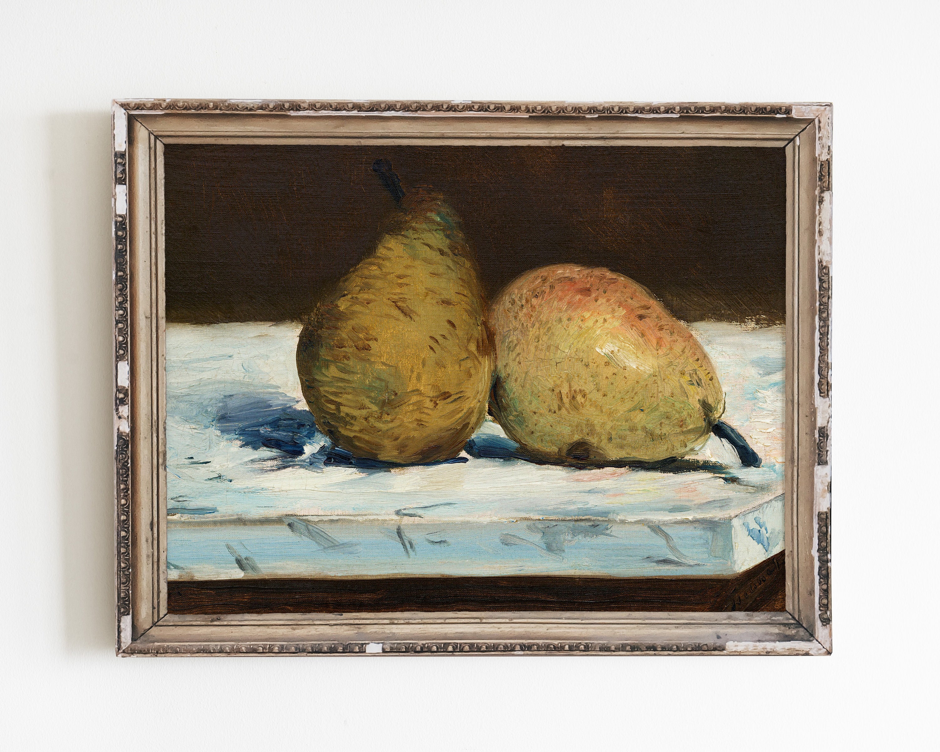 ヴィンテージキッチンファインアート絵画、静物画プリント