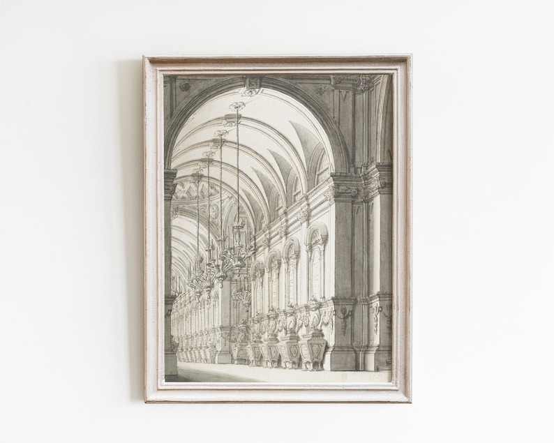 Vintage Architecture Wall Art for Gallery Wall Decor Etsy
