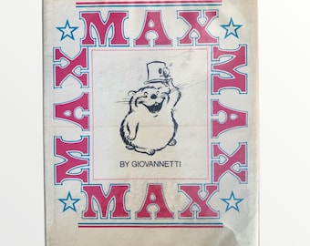 MAX By Pericle Giovannetti, vintage children’s illustration book.