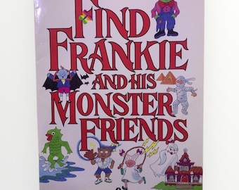 Find Frankie and His Monster Friends (Where Are They) Find It Book. Vintage 1992