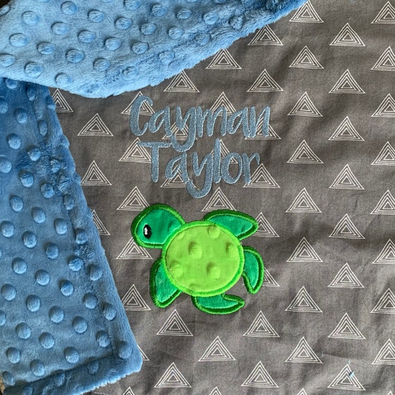 turtle baby blanket
