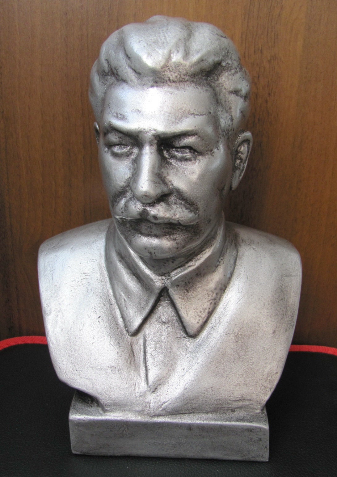 USSR Generalissimo WW2 leader Joseph Stalin statuette silvered | Etsy