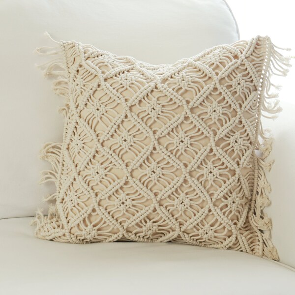 Macrame Pillow Etsy