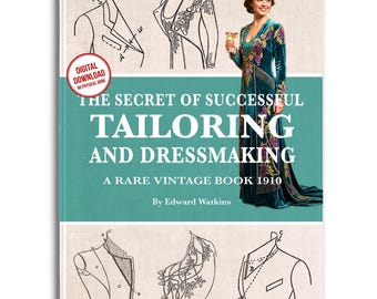 Victorian Tailoring & Dressmaking: 1910 Vintage Fashion Guide (Digital Download)