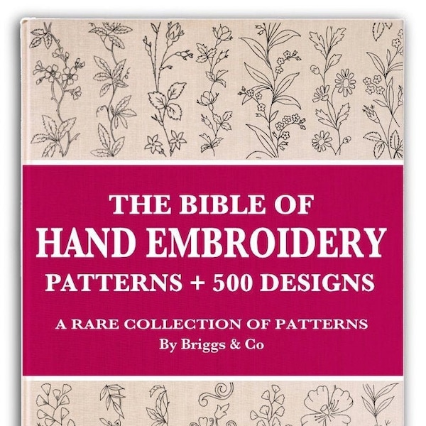 Rare 500 Designs HAND EMBROIDERY PATTERNS Book for Crafting Beginners & Experts 233 Printable Pdf page book is an Instant Digital Download