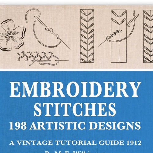 AZ of EMBROIDERY STITCHES 198 Art Embroidery Needlework Etsy