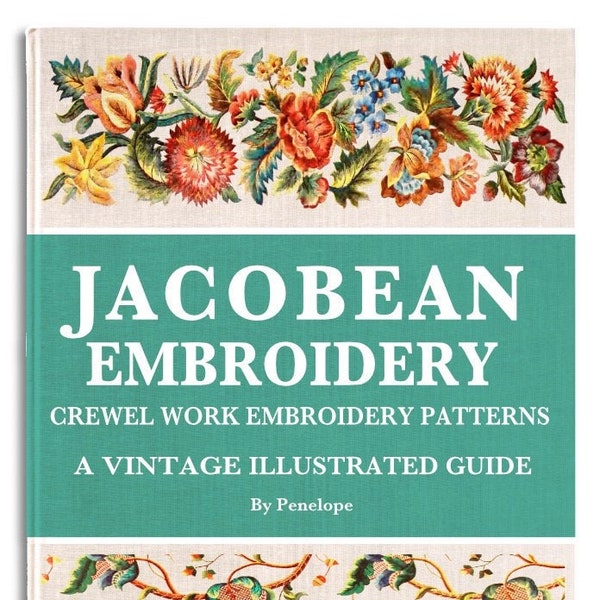 Jacobean Floral Etsy