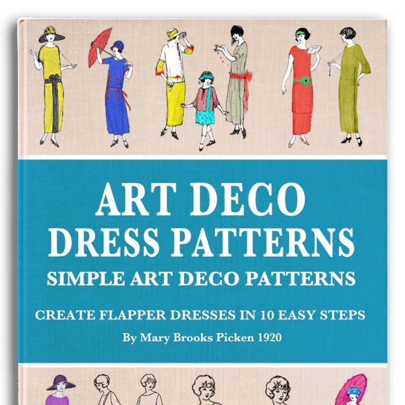 1920s Pattern Pdf Dress Etsy