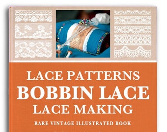 LACE Patterns ~ BOBBIN Lace ~ LACE Making ~ How to Tutorials with Instructions on Victorian Lace 50 Printable Patterns Pdf Instant Download