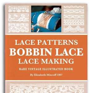 LACE Patterns ~ BOBBIN Lace ~ LACE Making ~ How to Tutorials with Instructions on Victorian Lace 50 Printable Patterns Pdf Instant Download