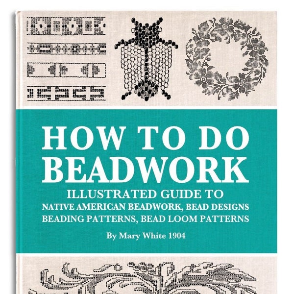 How To Do Beadwork Illustrated Tutorial Guide on Indian Bead Handicraft Designs and Patterns This Printable Pdf Book is a Digital Download