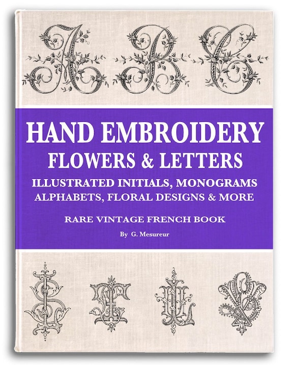 Victorian Alphabets Hand Embroidery Book French Alphabet Etsy Canada