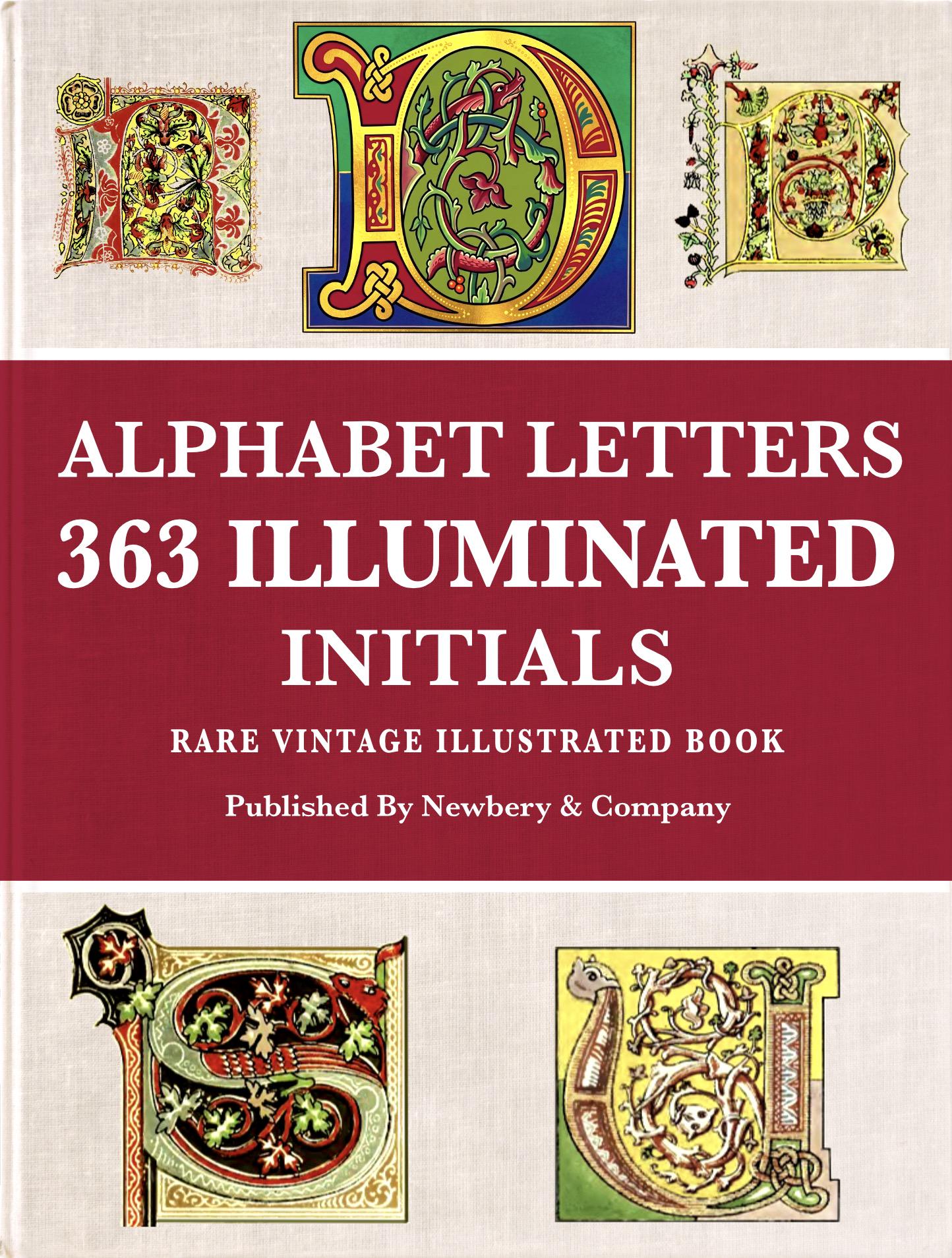 装飾イニシャル：363種類のヴィンテージ風装飾文字（PDFダウンロード