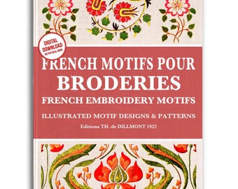 Motivos de bordado francés: diseños y patrones vintage (PDF)