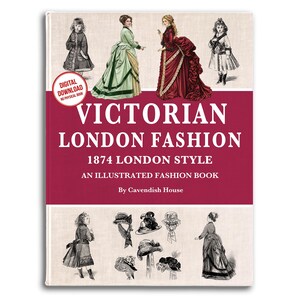 Viktoriansk modebok i London: Illustrerade kostymdesigner från 1874 (PDF)