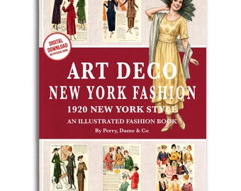 1920年代のアールデコ様式のパリのファッション雑誌：フレンチスタイル