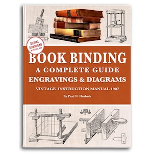 Vintage boekbindgids: geïllustreerde handleiding uit 1907 (pdf-download)