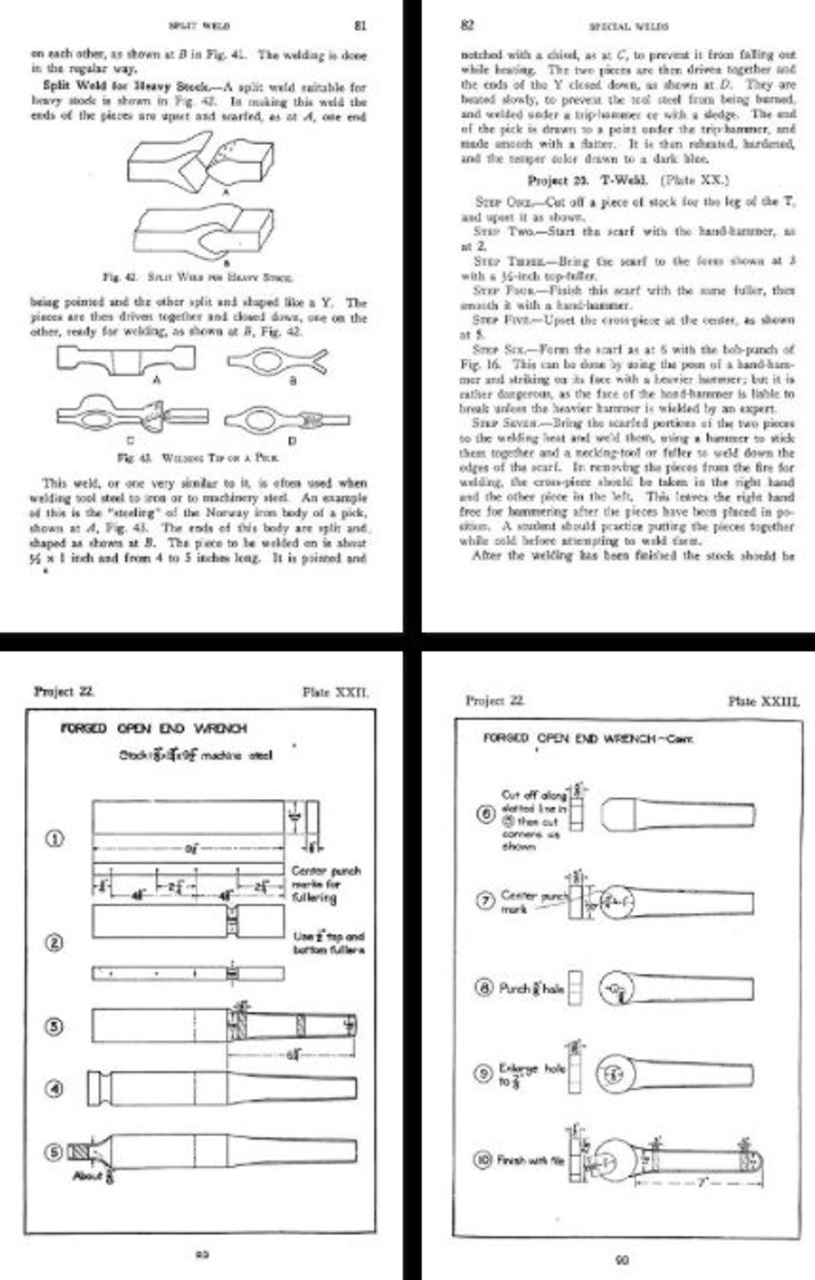 WORK 44 PROJECTS Illustrated Textbook Blacksmith Metalworking