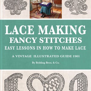 Vintage Lace Making Guide: Fancy Stitches, illustrierte Lektionen (PDF-Muster) Bild 7