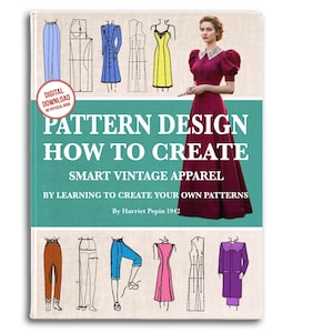 Mönsterdesign för kläder från 1940-talet: Illustrerad guide (PDF-nedladdning)