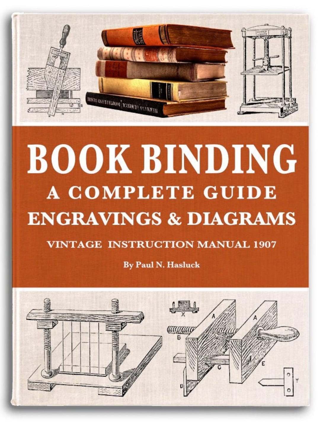 BOOK BINDING A Complete Illustrated Guide With Engravings photo