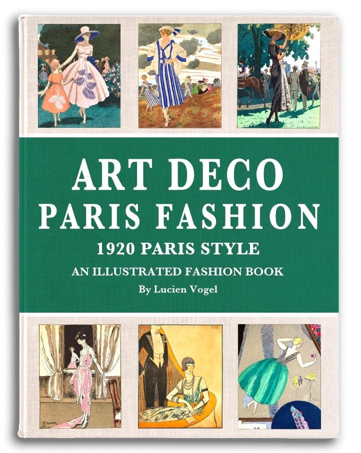 1920年代のアールデコ調パリファッション誌：フランス風イラスト（PDF