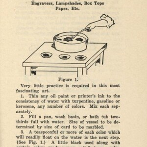 Peut inclure: Une illustration en noir et blanc d'une main remuant un bol de liquide avec une cuill&egrave;re. Le bol est pos&eacute; sur une table avec trois petits bols. La l&eacute;gende indique "Figure 1."