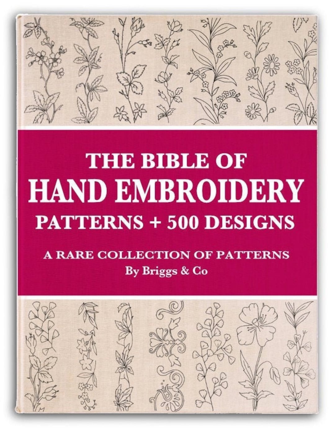 Rare 500 Designs HAND EMBROIDERY PATTERNS Book for Crafting Beginners &  Experts 233 Printable Pdf Page Book is an Instant Digital Download 