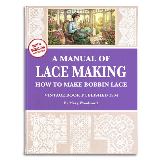 Bobbin Lace Making Tutorial: Cluny & Torchon Patterns (PDF Download)