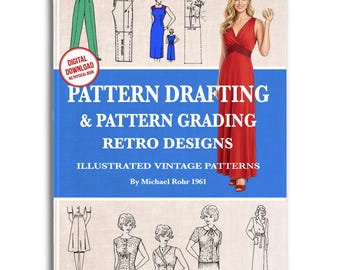 1960s Dress Patterns: Pattern Drafting & Grading - Retro Sewing (PDF Pattern)