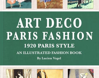 1920年代のアールデコ様式のパリのファッション雑誌：フレンチスタイル