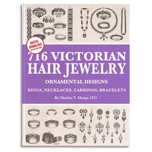 Victoriaanse sieradenontwerpen voor haarwerk: rouwcatalogus 1873 (pdf-download)