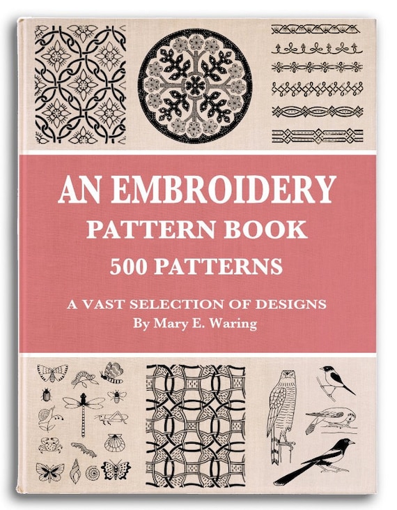 Embroidery Books Patterns, Plant Embroidery Book, Craft Embroidery Book