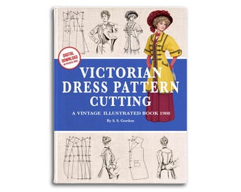 ビクトリア朝時代の婦人服製図パターン ドレスメーカーや舞台劇場向け ビクトリア朝時代の婦人服製図パターン ドレスメーカーや舞台劇場向け