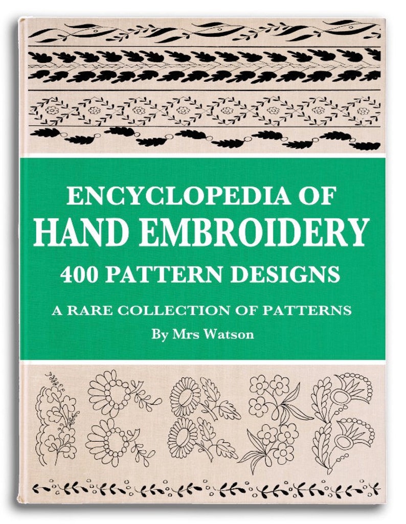 Encyclopedia of HAND EMBROIDERY PATTERN Designs for (Download Now) Etsy