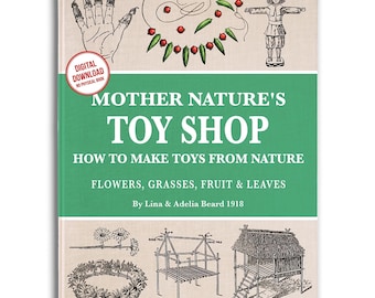Vintage Toy Shop Book: Nature Crafts & Wildflower Toys (PDF Download)