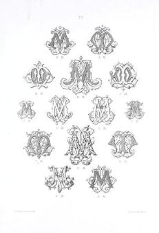 洋書 Monograms and Antique Linens モノグラムとアンティークリネン | MONOGRAMS and Antique