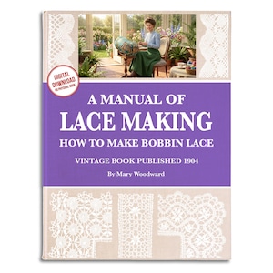 Bobbin Lace Making Tutorial: Cluny & Torchon Patterns (PDF Download)