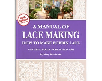 Bobbin Lace Making Tutorial: Cluny & Torchon Patterns (PDF Download)