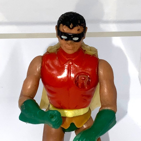 Vintage Robin of Batman Action Figure 1975 Doll DC Comics Super Heroes Vintage Antique 1970’s Toys