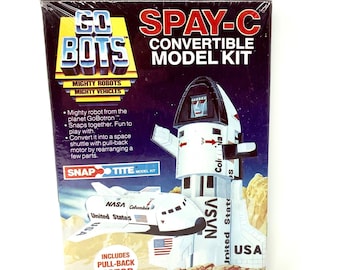Vintage 1985 80s Bandai Super Gobots (Go Bots) Robo Machine Warpath Enemy Robot Les Ennemis Helicopter 0305507 Boxed Rare