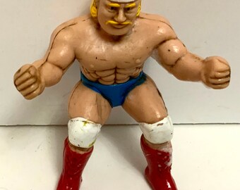 vintage rubber wrestling figures
