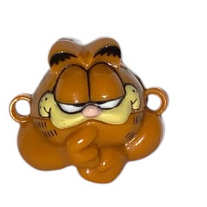 Vintage Garfield Bow Biters Shoe Clip Shoestrings Shoelaces Show Laces Holder Character 1989 Retro Brookside Productions 1980’s