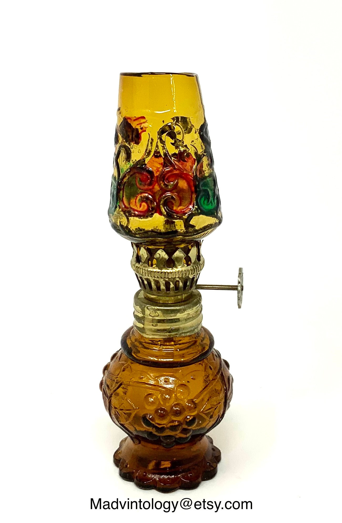 Antique Whale Oil Lamp / Primitive Lantern Wick Circa 1880s
