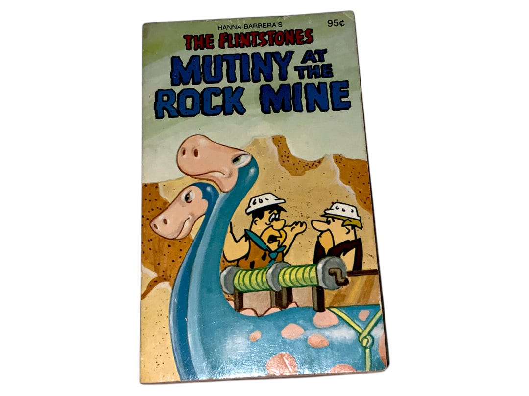 Vintage the Flintstones Mutiny at the Rock Mine Book Children's Book ...