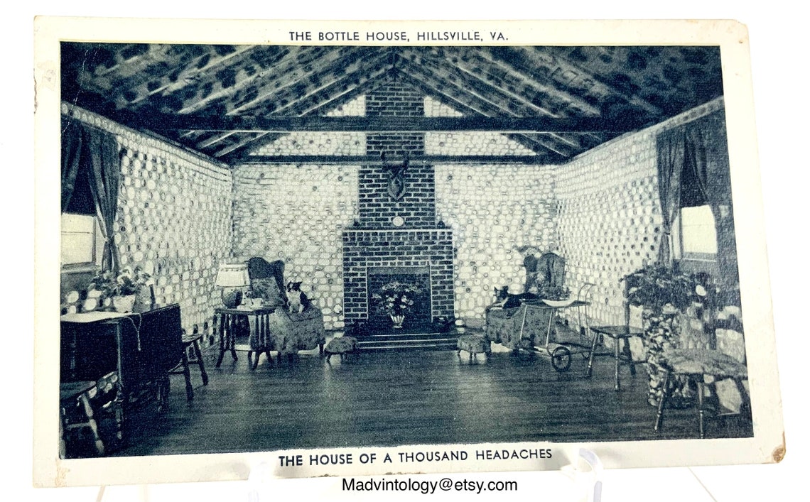 Vintage Antique Estate Unused The Bottle House The House of a Etsy