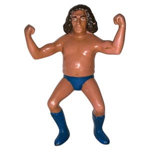 Vintage WWF Wrestler Andre The Giant LJN Rubber Action Figure 1984 Titan Sports 8” 1980’s Toys Wrestling Superstars
