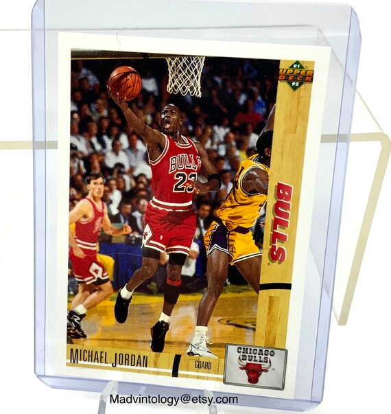 Fatídico profundidad parque Vintage Michael Jordan Upper Deck NBA Baloncesto Trading Card - Etsy España