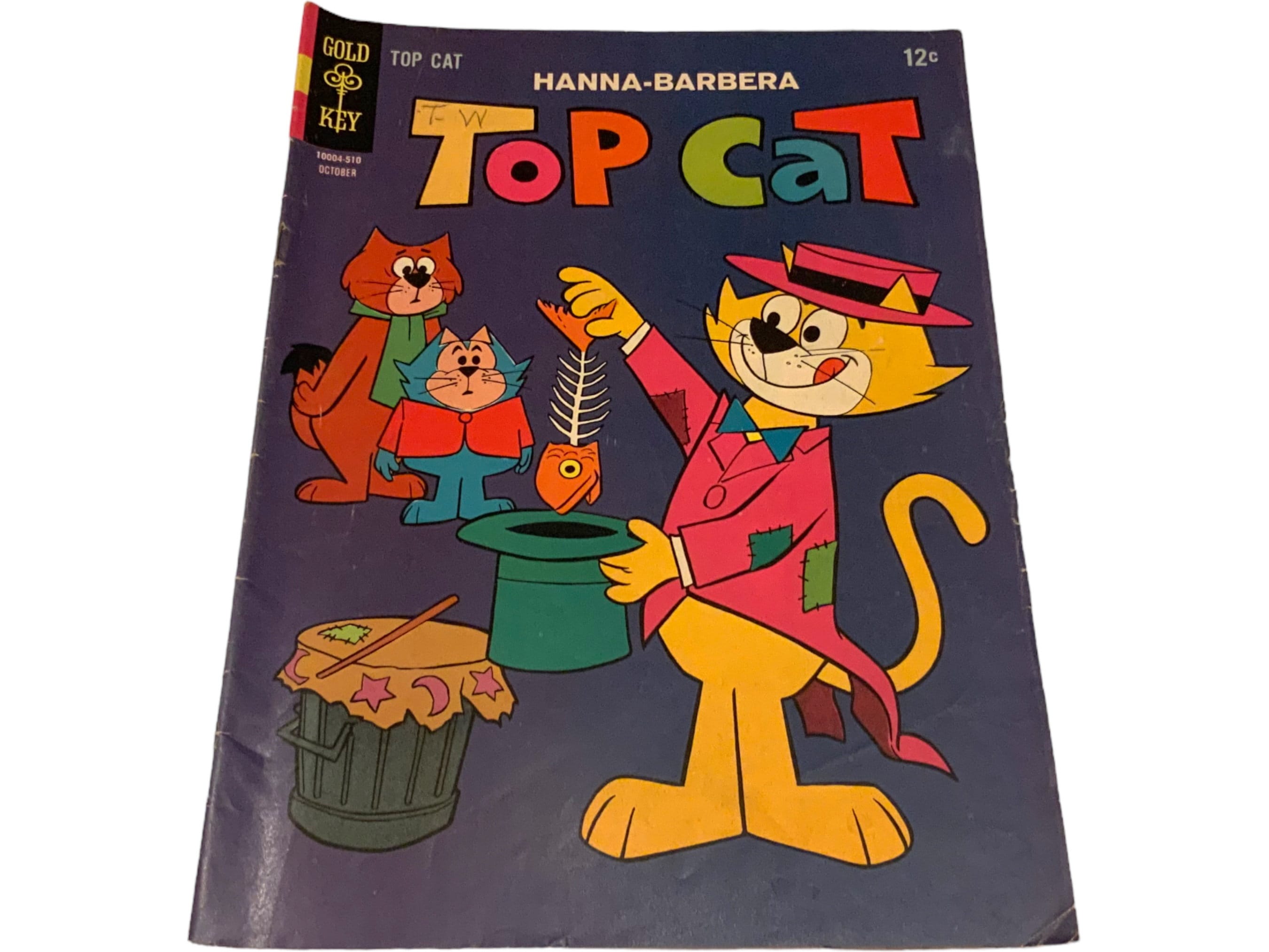 Vintage 1960s Top Cat Hanna Barbera Comic Book No 16 Gold Etsy