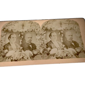 Fotografía antigua de campaña de la tarjeta del gabinete victoriana del general William J. Bryan Stevenson de 1900, foto política presidencial, pinback CDV